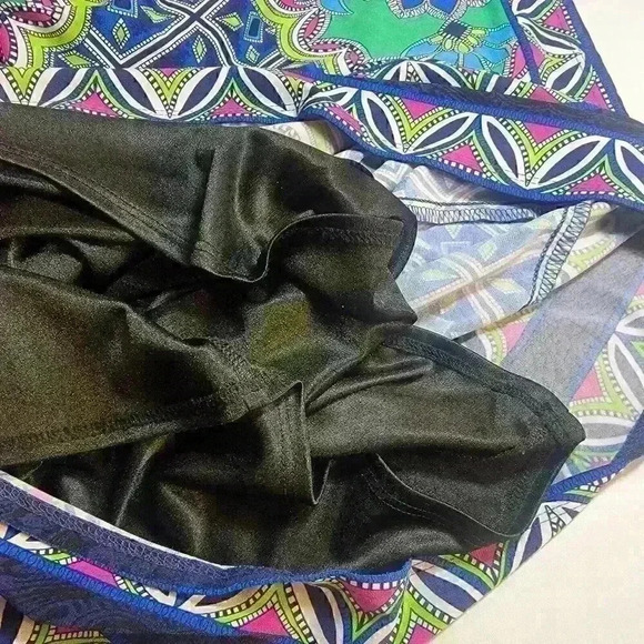 Laundry By Shelli Segal Womens Shift Dress Size Medium Aqua Mod Multicolor - Picture 11 of 13